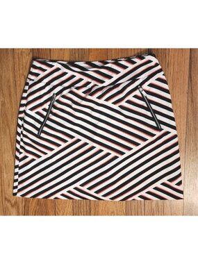 TAIL Skort Small Black White Pink Geometric Golf Tennis Pickleball Pull On Upf50